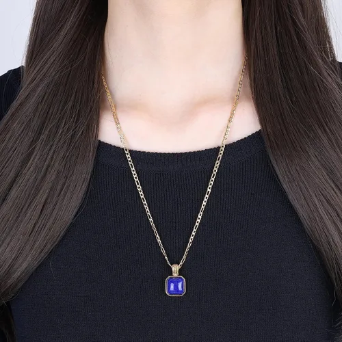 Vista 3 de COAI Figaro Chain Square Crystal Necklace