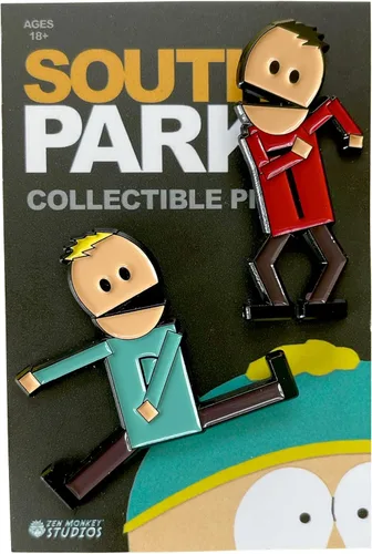 Vista 4 de Terrance and Phillip Pin Set - Pernos de esmalte coleccionables de South Park