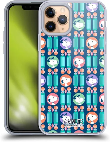 Vista 166 de Head Case Designs Snoopy Deco Dreams - Funda de gel suave con licencia oficial de Peanuts Blue Pattern compatible con Apple iPhone 7 Plus/iPhone 8