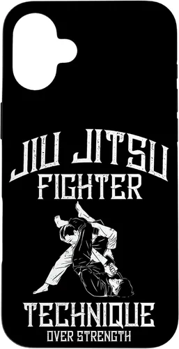 Vista 23 de Martial Arts MMA Fighter Technique Over Strenght Jiu Jitsu Case for iPhone 16