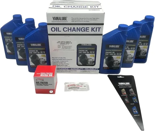 Vista 3 de Kit de cambio de aceite para embarcaciones Yamaha Yamalube, #LUB-MRNLG-KT-10