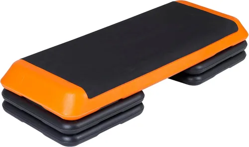 Vista 9 de ZenStyle Banco aeróbico ajustable de 43 pulgadas con elevadores de 4/6/8 pulgadas, superficie antideslizante para cardio, entrenamiento de fuerza