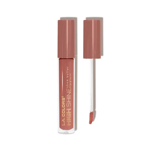 Vista 25 de Manteca de Karité Lip Gloss de lato brillo L.A. Colors, de 0,14 onza, Bebé Pastelillos (Baby Cakes)