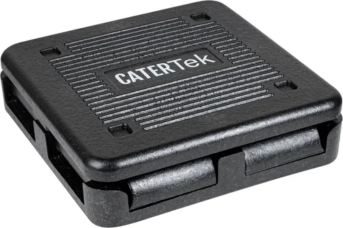 Vista 10 de Restaurantware -Cater Tek - Caja caliente de catering de 14 cuartos de galón, 1 bandeja portadora de alimentos aislada de carga superior - Capacidad