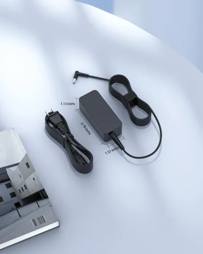 Vista 4 de Superer Cargador modelo de 45 W apto para HP Pavlion x360 15 15-dw 15-dy 15-db 15-ef 15-dx 15-da 15-ay 15-ba 15-bw 15-f 15-u 15-bs 15-af 15-au 15-eh