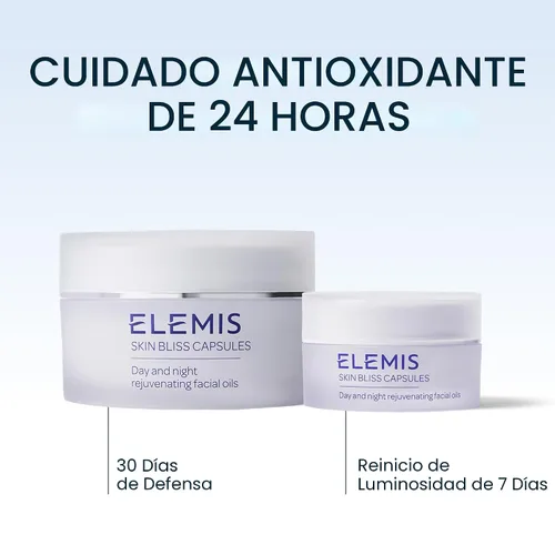 Vista 6 de ELEMIS Skin Bliss Capsules – Antioxidant-Rich Anti-Aging Day & Night Face Oils, Purify, Replenish & Nourish the Skin, Skincare Serum Capsules for