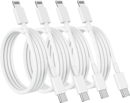 Vista 31 de Susnwere Cable de carga extra largo para iPhone de 15 pies, [certificado Apple MFi], cable USB a Lightning de 15 pies, cable de carga rápida