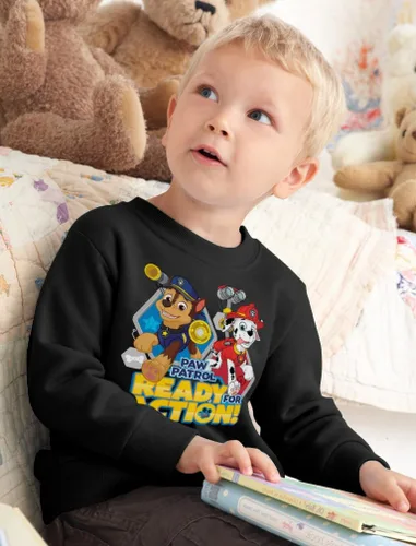 Vista 2 de Paw Patrol Ready for Action Chase Marshall - Camiseta de manga larga para niños pequeños