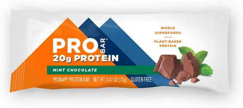 Vista 8 de Probar, Barra de proteína base de chocolate menta, 2.47 onzas manillar de bicicleta