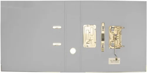 Vista 5 de Carpeta de 2 anillos con forma de arco de palanca; tamaño carta de EE. UU.; para perforadoras de papel de 2 3/4 pulgadas de centro a centro (cc)