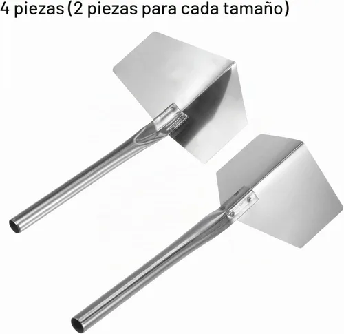 Vista 3 de uxcell Paletas de esquina interior y exterior de 2,7 pulgadas de acero inoxidable para paneles de yeso de esquina que forma la herramienta 2sets