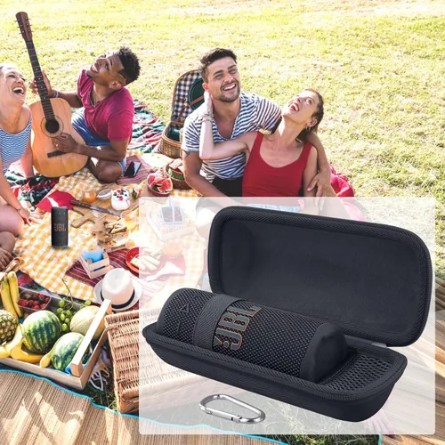 Vista 9 de Estuche rígido para altavoz Bluetooth portátil impermeable JBL Grip Estuche negro