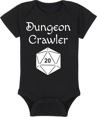 Vista 10 de Dungeon Crawler with Dice - Gaming Baby Onesie - Hat - Blanket - Bib Package Combinations