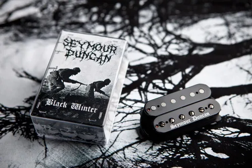Vista 2 de Seymour Duncan Pastilla Humbucker de invierno negro - Set