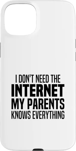 Vista 9 de I Don't Need The Internet My Parents Knows Everything Funny Case for iPhone XR