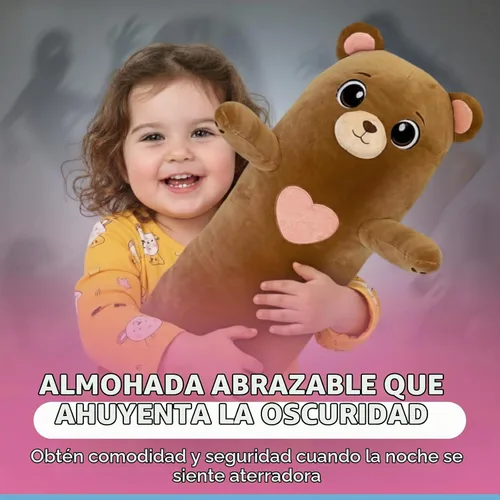 Vista 3 de Cuddle Paws Almohada corporal de felpa de oso para niños, juguete