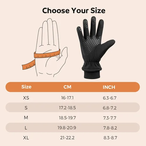 Vista 7 de FREETOO Winter Gloves for Women, 2022 Stylish Double Locking Thermal Running Gloves, Warm Waterproof Touchscreen Driving Gloves