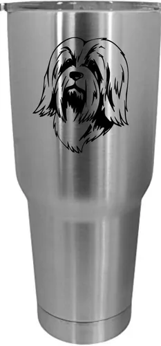 Vista 39 de Cairn Terrier - Vaso grabado con temática de perro, 30 onzas