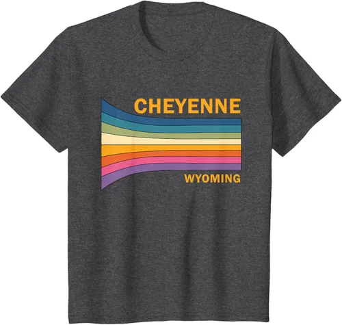 Vista 29 de Retro Vintage 70s Cheyenne Wyoming camiseta