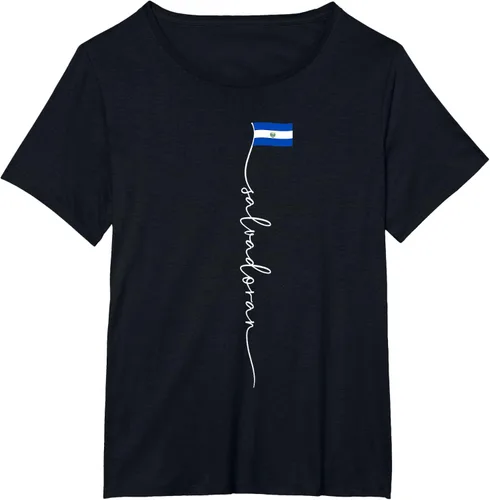 Vista 33 de Camiseta con la bandera salvadoreña de El Salvador