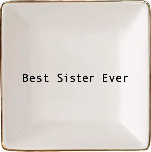 Vista 15 de Simply Charmed Amo Mi Abuela - Lindo regalo español para abuela - Soporte para platos o anillos de cerámica para joyas - Elegante bandeja