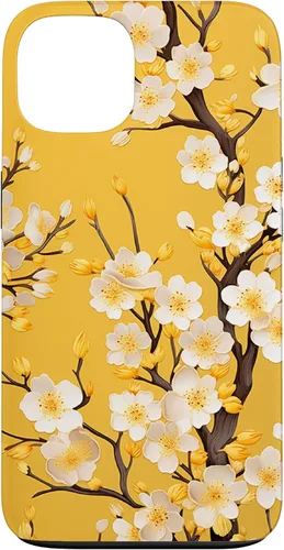 Vista 7 de Yellow Cherry Blossom Case for iPhone 17