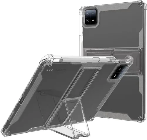 Vista 5 de Funda para Xiaomi Pad 6 / Pad 6 Pro 2023 11.0 pulgadas, funda flexible resistente a los impactos, carcasa protectora transparente transparente