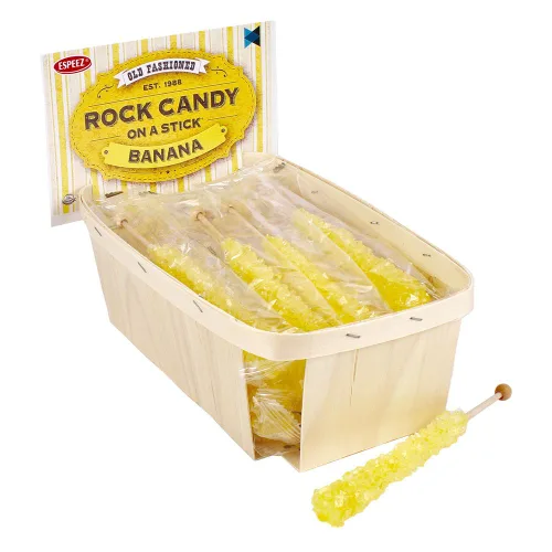 Vista 56 de Palitos de caramelo de roca extragrandes: 12 paletas de cereza rosa – envueltas individualmente – Palitos de caramelo de roca de cristal