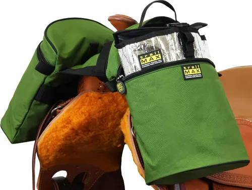 Vista 20 de TrailMax Bolsas de cuerno de caballo para montar en senderos - Bolsas medianas y grandes para caballos y mulas, equipo de sendero aislado con ajuste