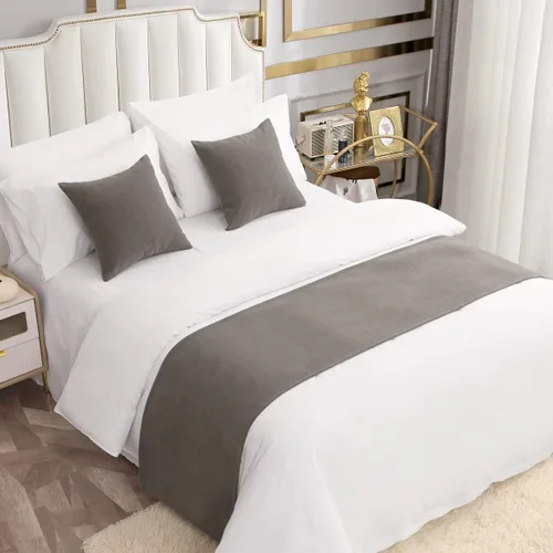 Vista 6 de AMBERIS 2 fundas de almohada (45×45cm) (sin relleno) Beige, estilo moderno 2 fundas de almohada (sin relleno) para decoración del hogar y hotel