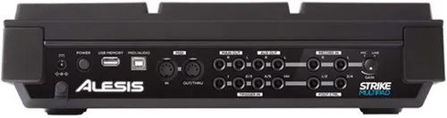 Vista 4 de Alesis Strike Multipad - Instrumento de percusión de 9 almohadillas con muestreador, bucle, 2 entradas y salidas, tarjeta de sonido, carga