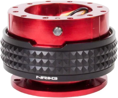 Vista 37 de NRG Innovations SRK-210BK/BK Kit de liberación rápida (cuerpo negro / anillo pirámide negro)