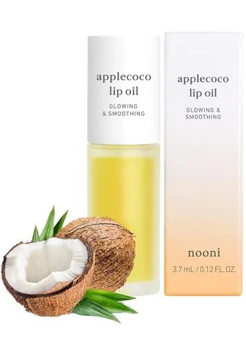 Vista 6 de NOONI Aceite de labios vegano coreano – Appleginseng, 0.12 onzas líquidas + aceite de labios coreano – Applecoco, paquete de 0.12 onzas líquidas