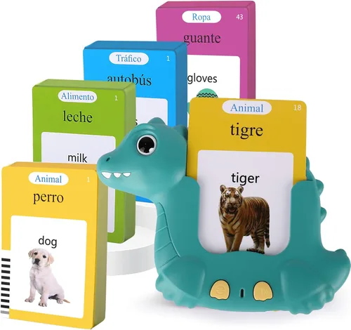Vista 9 de Tarjetas didácticas parlantes del alfabeto y juegos de matemáticas para niños de 2 a 8 años, juguetes de terapia del habla, juguetes de aprendizaje
