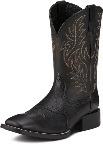 Vista 14 de Ariat Botas vaqueras deportivas Western con punta cuadrada ancha para hombre Marrón desteñido