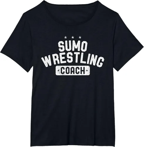 Vista 37 de Camiseta vintage de lucha libre Sumo Entrenador de lucha libre, Negro, S