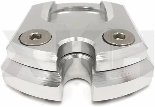 Vista 3 de XKH - Soporte lateral para placa de expansión para YAMAHA XMAX 125/250/300, color plateado