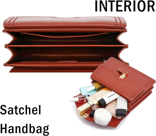 Vista 5 de Scarleton Top Handle Satchel Purses for Women Shoulder Bag Purse Crossbody Bags for Women Handbags for Women H2083