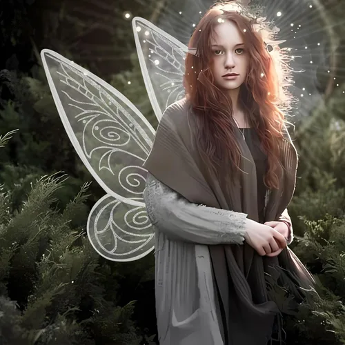 Vista 2 de caretoto Fairy Wings for Adults Halloween Fairy Costume Dress Up Sparkling Sheer Wings Angel Wings for Kids Girls Women