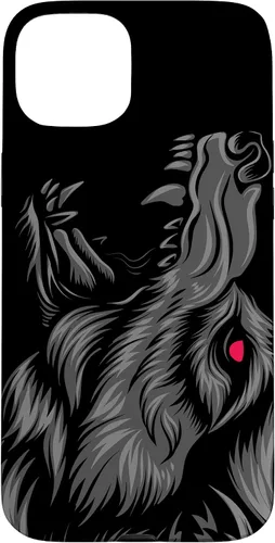 Vista 9 de Viking Fenrir Wolf Howls to The Gods - Norse Mythology Case for iPhone 17