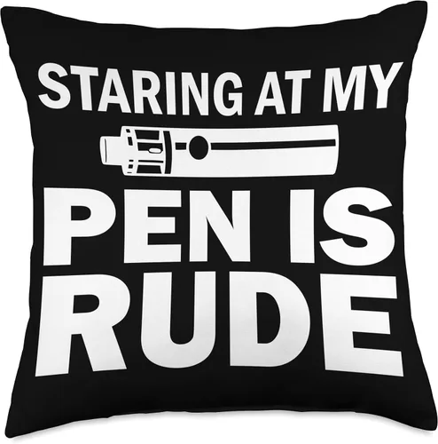 Vista 4 de Vaping accessories for Vapor Staring Rude Pen para fumar vape almohada, 16 x 16 pulgadas, multicolor