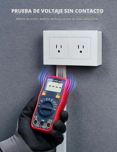 Vista 5 de AstroAI DM130B Multimeter, 4000 Counts, Auto-Ranging, Capacitance Testing