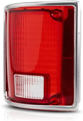 Vista 3 de Para Chevy Blazer 1973-1991 Luz trasera lado del pasajero GM2800122 5968329 con ribete brillante