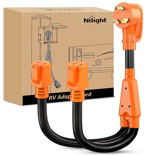 Vista 39 de Nilight Cable adaptador de secadora de 30 amperios a 30 amperios calibre 10 10-30P a 14-30R con cable de tierra