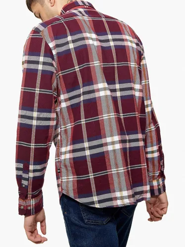 Vista 2 de Nautica Mens Flannal Plaid Button Up Shirt