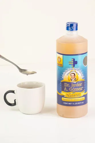 Vista 5 de Alecos Tintura Infusión de Yerbas del Dr. Javier A. Gómez Frasco natural 1 Lt (33.80 fl oz)