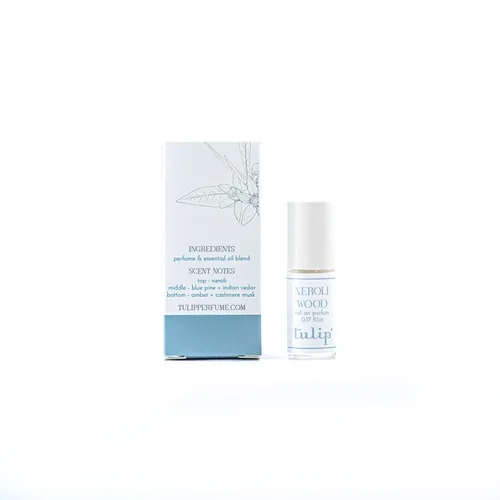 Vista 2 de Tulip Perfume Classic Roll On Eau De Parfum, madera de Neroli, 0.6 onzas (modelo: RO NW)