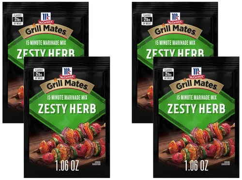 Vista 22 de McCormick Grill Mates Zesty - Mezcla de adobo de hierbas, 1.06 onzas