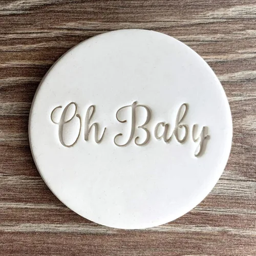 Vista 2 de Oh Baby Fondant Embosser o sello de galletas con asa