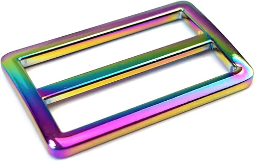 Vista 11 de 10 hebillas deslizantes de metal resistente, aleación de zinc, correas deslizantes, correas deslizantes, correa deslizante, ajustador de cinturón